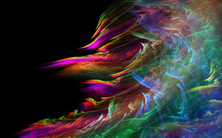 Colorful abstract background black pattern - digital art free wallpaper