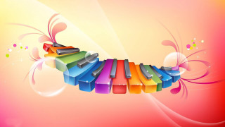 Colorful piano rainbow background swirly - a rainbow background free wallpaper