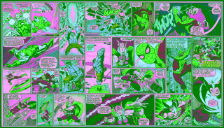Comic page characters strip middle 2 - a bunch of characters free wallpaper