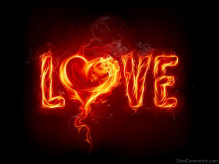 Love flames smoke black background - the word love free wallpaper
