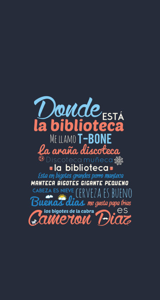 International typographic poster celebration credits - different language free wallpaper for mobile