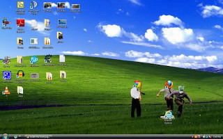Computer art two people grass - two person free wallpaper for desktop