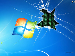 Broken window person computer cracked - a picture of a person free wallpaper