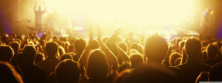 Crowd stage concert bright lights - andrew boog faithfull free wallpaper