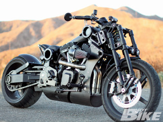 Motorcycle parked road mountains cloudy - the background and a sky background free wallpaper