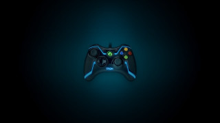 Black blue controller lit dark - the dark free wallpaper for desktop