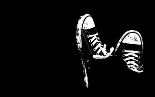 Dark shoes pair image display - a pair of shoes free wallpaper for desktop