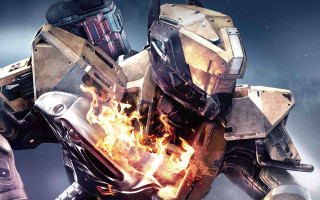 Robot fire gun mouth hand - aleksi briclot free wallpaper