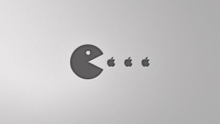 Macbook air smiley face four - expressive free wallpaper