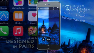 Cellphone clock city night futurism - futurism free wallpaper