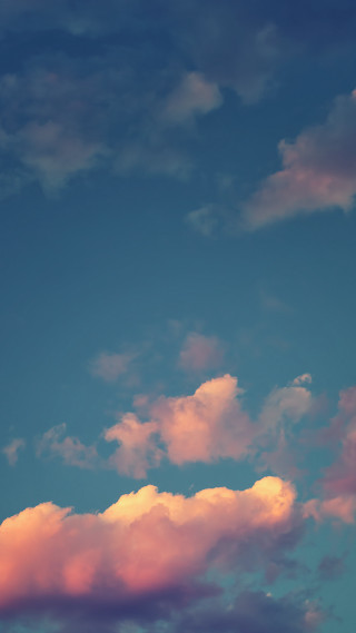 Plane flying sky clouds blue - free sky wallpaper for mobile