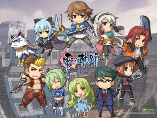 Anime characters cityscape cat group - a cityscape free wallpaper