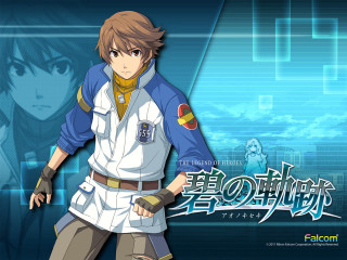 Man uniform blue background anime - eizan kikukawa free wallpaper