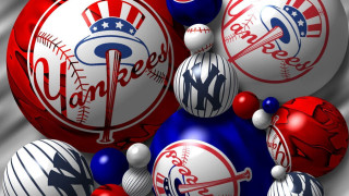 Yankees baseballs mlb logo group - major free wallpaper