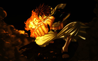 Man sword flame mouth action - a rock in the dark free wallpaper