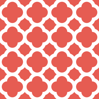 Red white pattern circles side - free hearts wallpaper for tablet