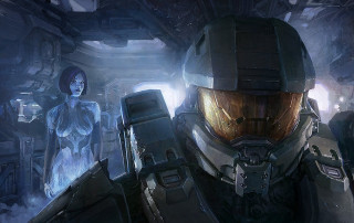 Woman futuristic suit robot room - halo free wallpaper for desktop