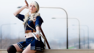 Woman sailor outfit sword city - cosplay free wallpaper for desktop