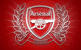 Red shield laurels arsenal flag - official medium free wallpaper for desktop