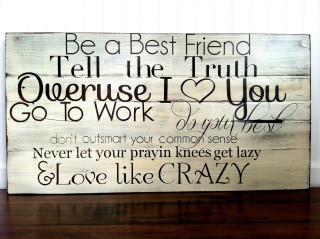 Wooden sign poem best friend - a wooden sign free wallpaper