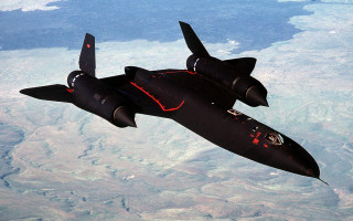 Black jet flying air mountain - ue 5 free wallpaper