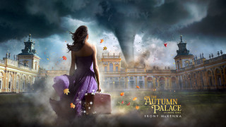 Woman purple dress suitcase building 2 - a purple dress holding free wallpaper for desktop