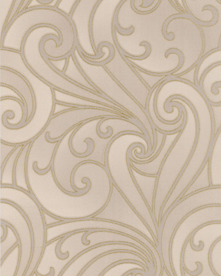 Beige white wallpaper swirl design - movement free wallpaper for mobile