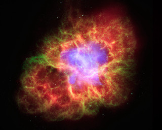 Colorful flower space star nebula - cosmo alexander free wallpaper