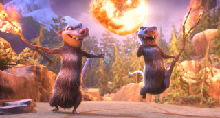 Cartoon rats dancing fireball forest - a fireball free wallpaper