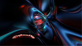 Blue red swirl red light - plasma free wallpaper