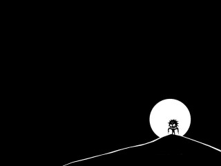 Person hill fullmoon tree bike - a bike free wallpaper for desktop