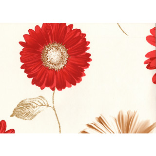 Red flower white background gold - the bottom of the picture free wallpaper for tablet