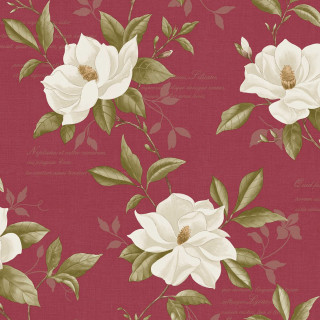 Red white flower pattern leaves - a green stem free wallpaper for tablet