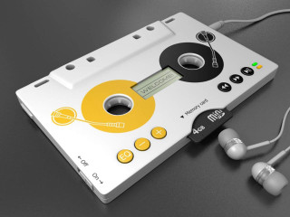 White yellow mp3 player headphones - headphone free wallpaper