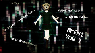 Girl black dress red belt - word free wallpaper for desktop