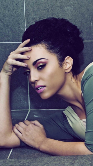 Woman hands head sitting tile - daphne mcclure free wallpaper for mobile