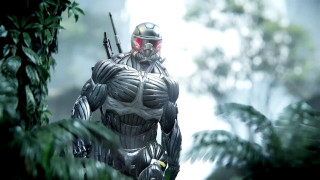 Futuristic man jungle suit gun - a futuristic suit free wallpaper for desktop