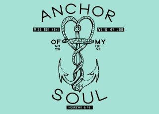 Anchor rope heart soul black - a.d.m. cooper free wallpaper