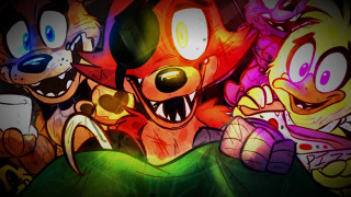 Cartoon characters mouths open eyes 2 - their mouth free wallpaper for desktop