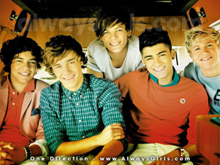 Young men sitting room tv - the wall behind them free wallpaper