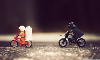 Toy motorcycle roadside star wars - war free wallpaper