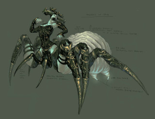 Spider human body arms legs - leg free wallpaper