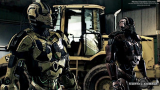 Man suit bulldozer warehouse helmet - free 3d render wallpaper