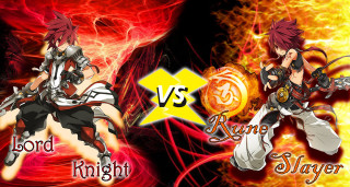 Sword knight lord knight anime - a fire background free wallpaper for desktop