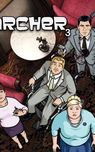 Archer3 chipzdarsky comiccover lesautomatistes portrait - a cartoon of a group free wallpaper for mobile