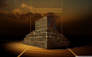 Metal bars stack road cloudy - egyptian art free wallpaper