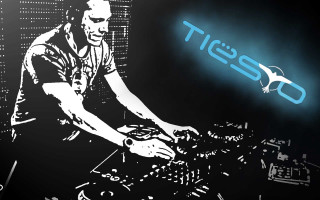 Dj mixing neon sign ties - a dj free wallpaper