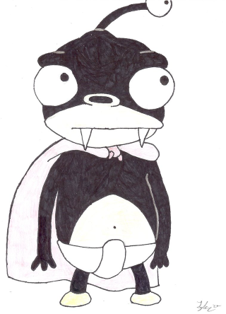 Cat bug head tail drawing - outline free wallpaper