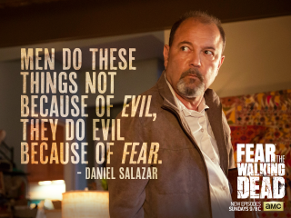 Man poster quote fear evil - they free wallpaper for desktop