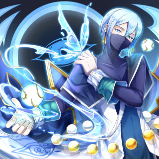 Person mask pokemon ball figure - a mask free wallpaper for tablet